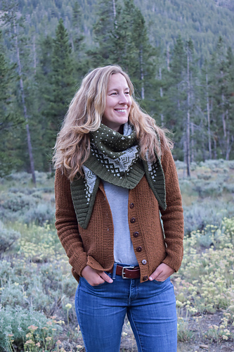 Snøaktig Sjal - Jessica McDonald