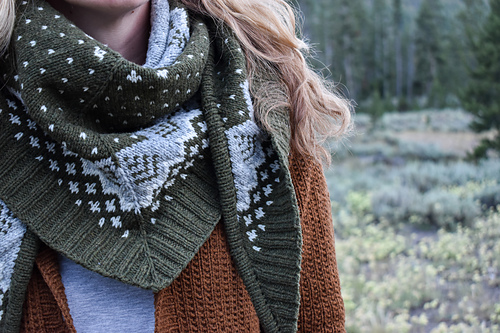 Snøaktig Sjal - Jessica McDonald