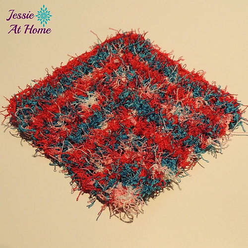 Angled Scrubby Washcloth photo 5