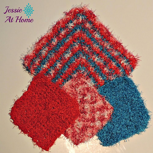 Angled Scrubby Washcloth photo 3