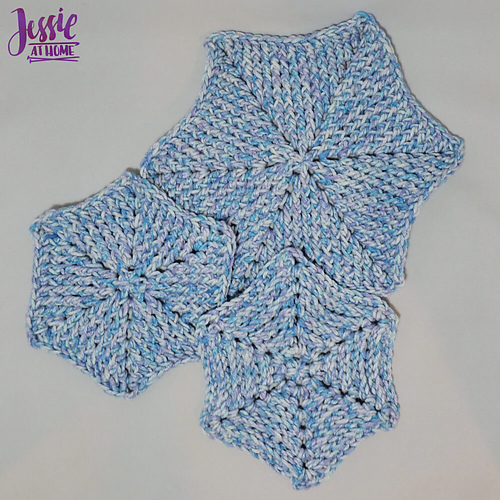 Hexagon Dish Scrubby or Trivet photo 3
