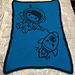 Out of This World (Astronaut) Mosaic Blanket pattern