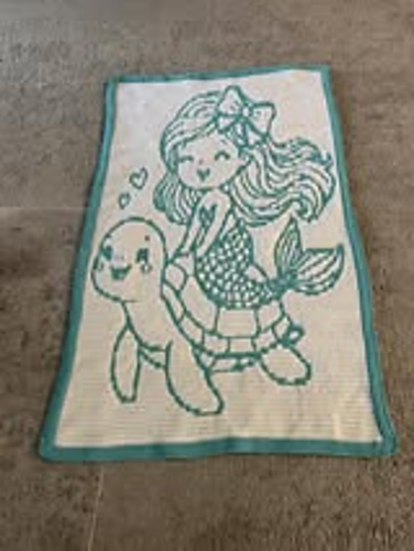 Mermaid with Sea Turtle
