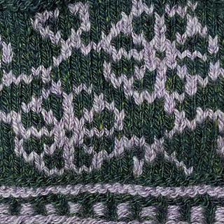 A close-up of the crown motif.
