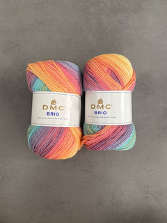 Fil à Tricoter DMC Brio XL - Multicolore, Pelote 100g (taille 6,5 Mm)