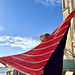 Red Line Shawl pattern 