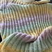 Cartridge Rib Baby Throw pattern 