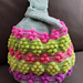 Bobbles and Stripes Knot Bag pattern