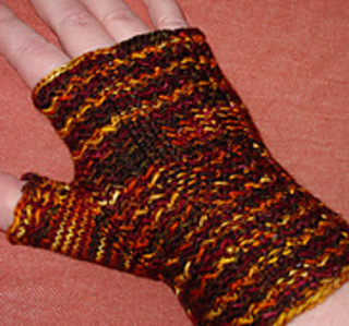 Ravelry: Herringbone Fingerless Mitts pattern by Joanna Campbell