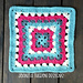 Spiked Row Granny Square pattern 