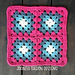 Four Square Granny Square pattern 