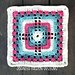 Lacy Cross Granny Square pattern 