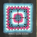 Four Heart Petal Granny Square pattern 