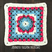 Flower Web Granny Square pattern 