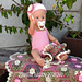 Hexi-Blooms Baby Doll Set pattern 