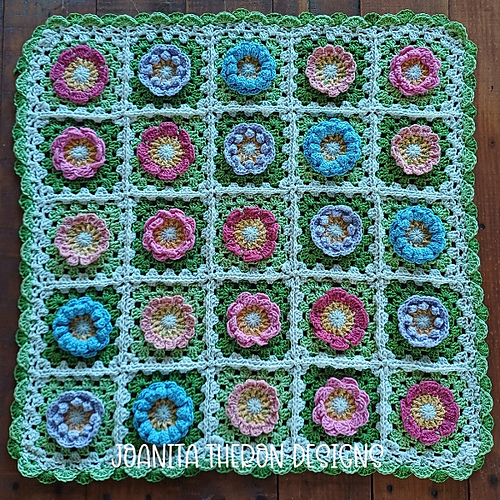 Blossoms and Buds Stroller Blanket photo 3