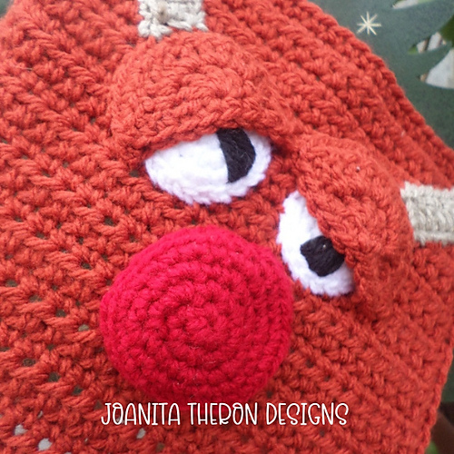 Rudolph the Reindeer Dishcloth photo 3