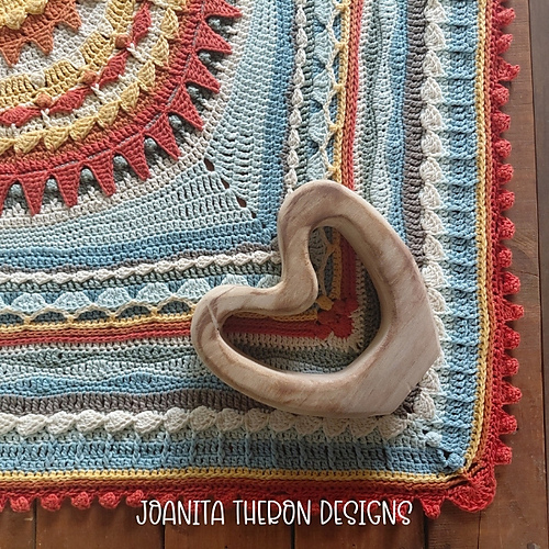Sun to Sea Mandala Throw photo 7