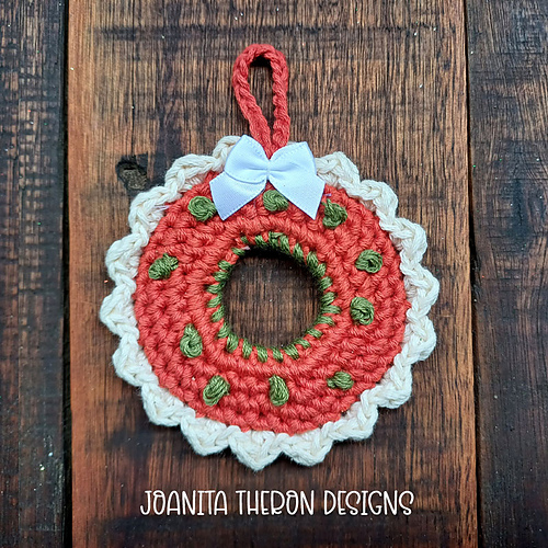 Christmas Tree Wreath Ornament photo 3