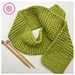 Basic Garter Scarf pattern 