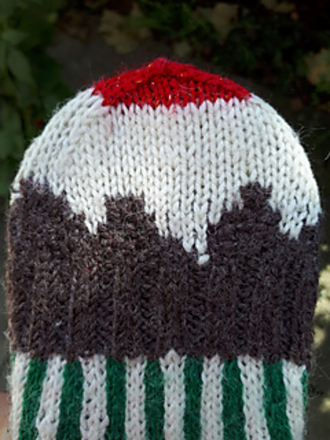 Christmas toe for socks