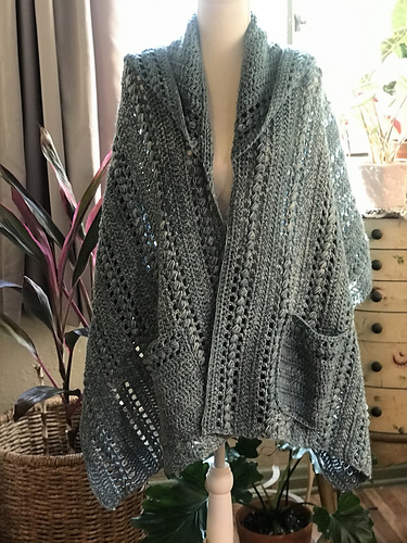 juliette hooded pocket shawl