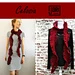 Celosia twisted lace ruffle scarf pattern 