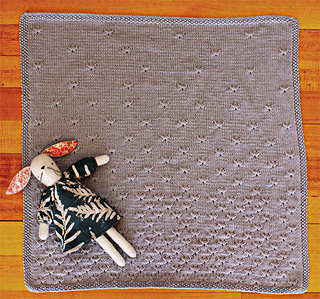 dandelion baby blanket