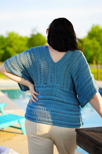 Peekaboo Bluse - Journey C. Designs