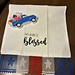 Stars and Stripes Towel Edging pattern 