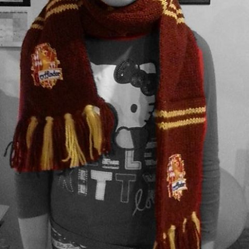 Ravelry Secret Pocket Hogwarts Scarf pattern by The Knit Guru