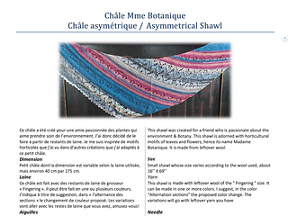 Patron bilingue
Français / English