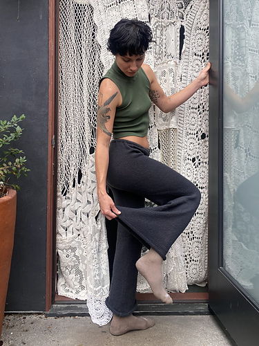 Røykaktig Kvarts Genserbukse - June Lagoon