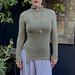Litauia Mockneck Long Sleeve Top pattern 