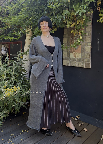 Hestia Long Sleeve Maxi Cardigan