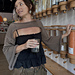 Oread Crop Shrug Sweater pattern 