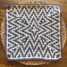 Mosaic ZiggyZag Square pattern 
