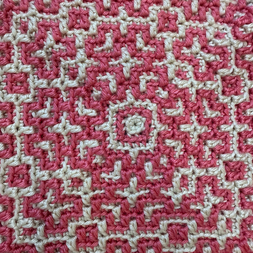 Celtic Knot Mosaic Crochet Square photo 4