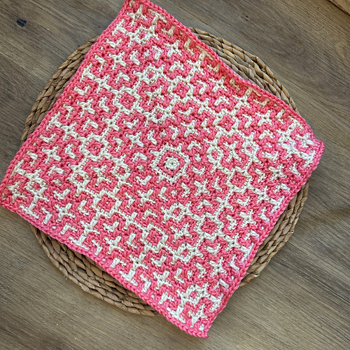 Celtic Knot Mosaic Crochet Square photo 7