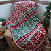 Frosted Windowpane Blanket pattern 