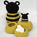 Chunky Bumblebee Family Set pattern 