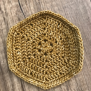 Week 2 Plain Hexie A in color 832 Enstatite