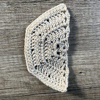 Week 17 Half Hexie A in color 831 Axinite