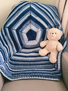 The Neverending Seas Baby Blanket Crochet Pattern
