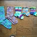 Toe Up Socks with chart pattern 