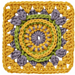 Mandala Medallion Square pattern 