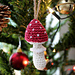 Mushroom Hanging Ornament pattern 