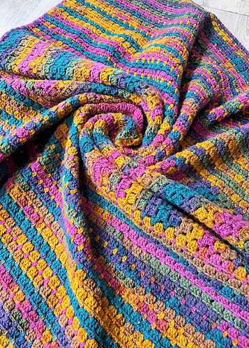 Utopia Box Stitch Blanket