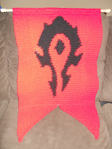 VerdensAv Warcraft Horde Banner - Kristin Dragos