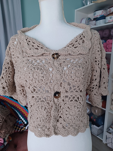 【美品】　flower lace cardigan t5_medium.jpg